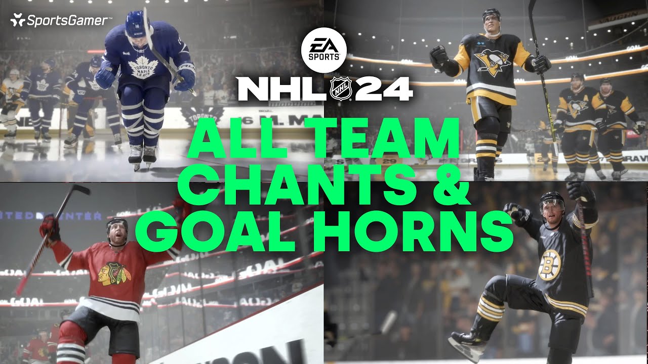 NHL 24: All NHL Team Goal Horns & Chants