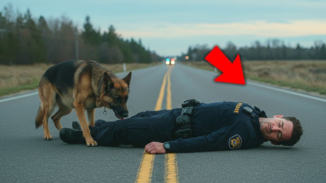 Owczarek niemiecki znalazł rannego policjanta – Nie uwierzysz, co zrobił pies!