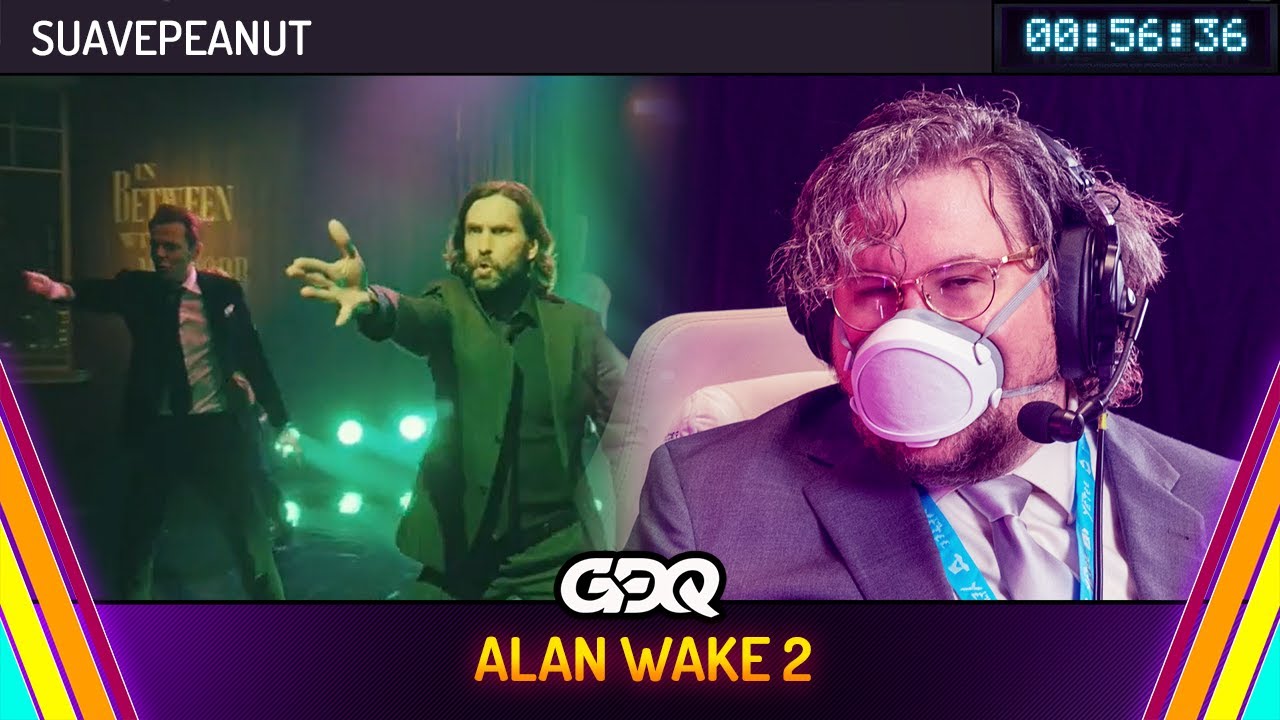 Alan Wake 2 by suavepeanut in 56:36 - Summer Games Done Quick 2024