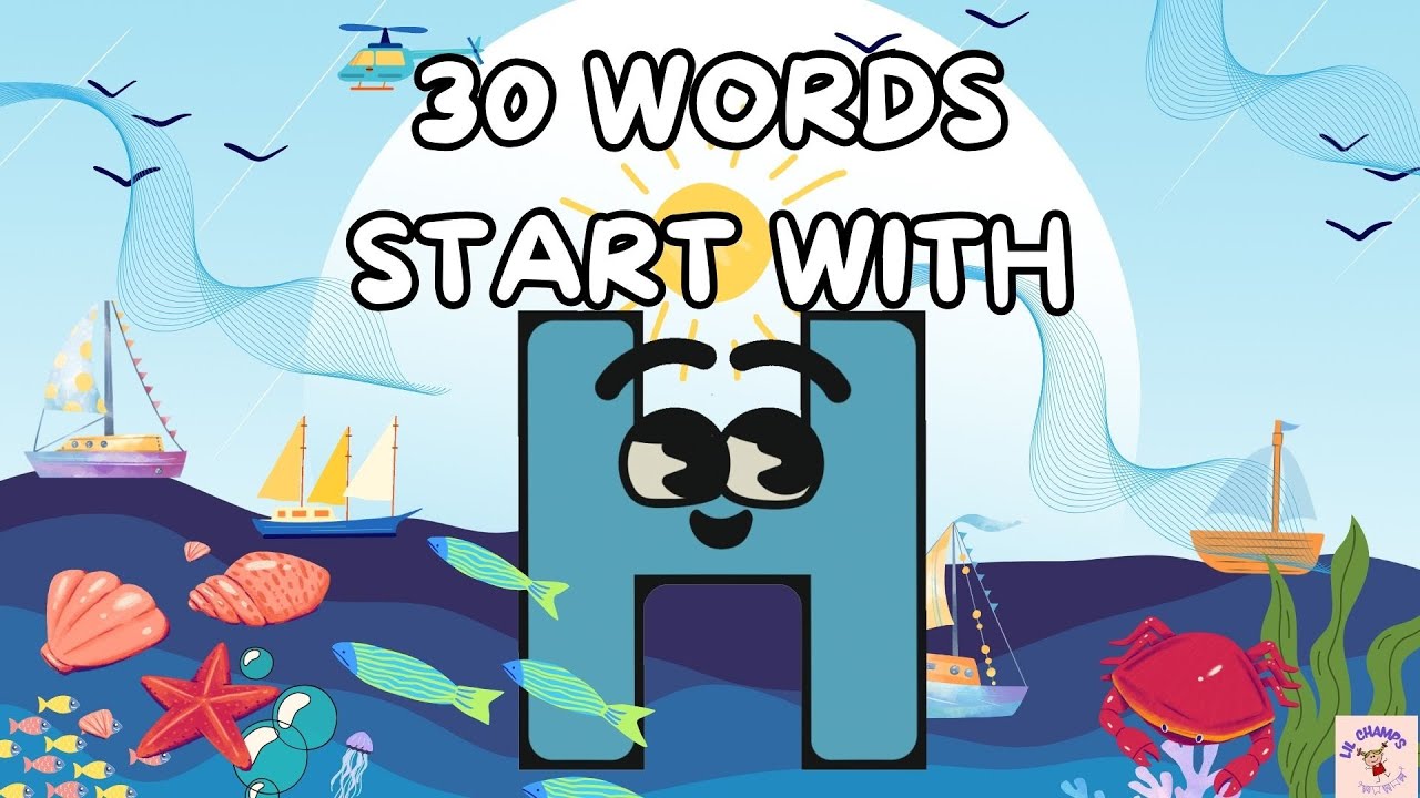 Words Start with letter 'H' | Words for Kids | Kids Learning | Kids Nursery | English Words