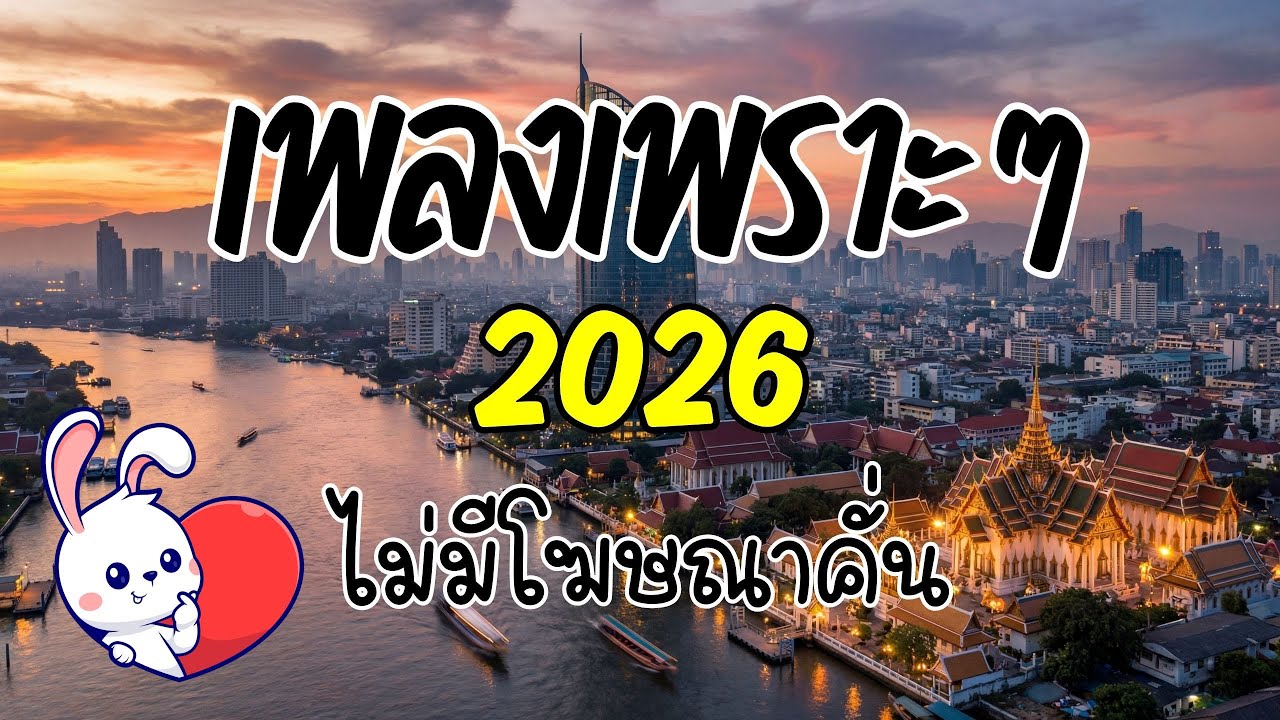 รวมเพลงเพราะๆ ฟังสบาย 2026 [Vol.26] 🎧 ฟังยาวๆ ต่อเนื่อง 🎸(ไม่มีโฆษณาคั่น) | กระต่ายอ้วน ชวนฟัง 🐰