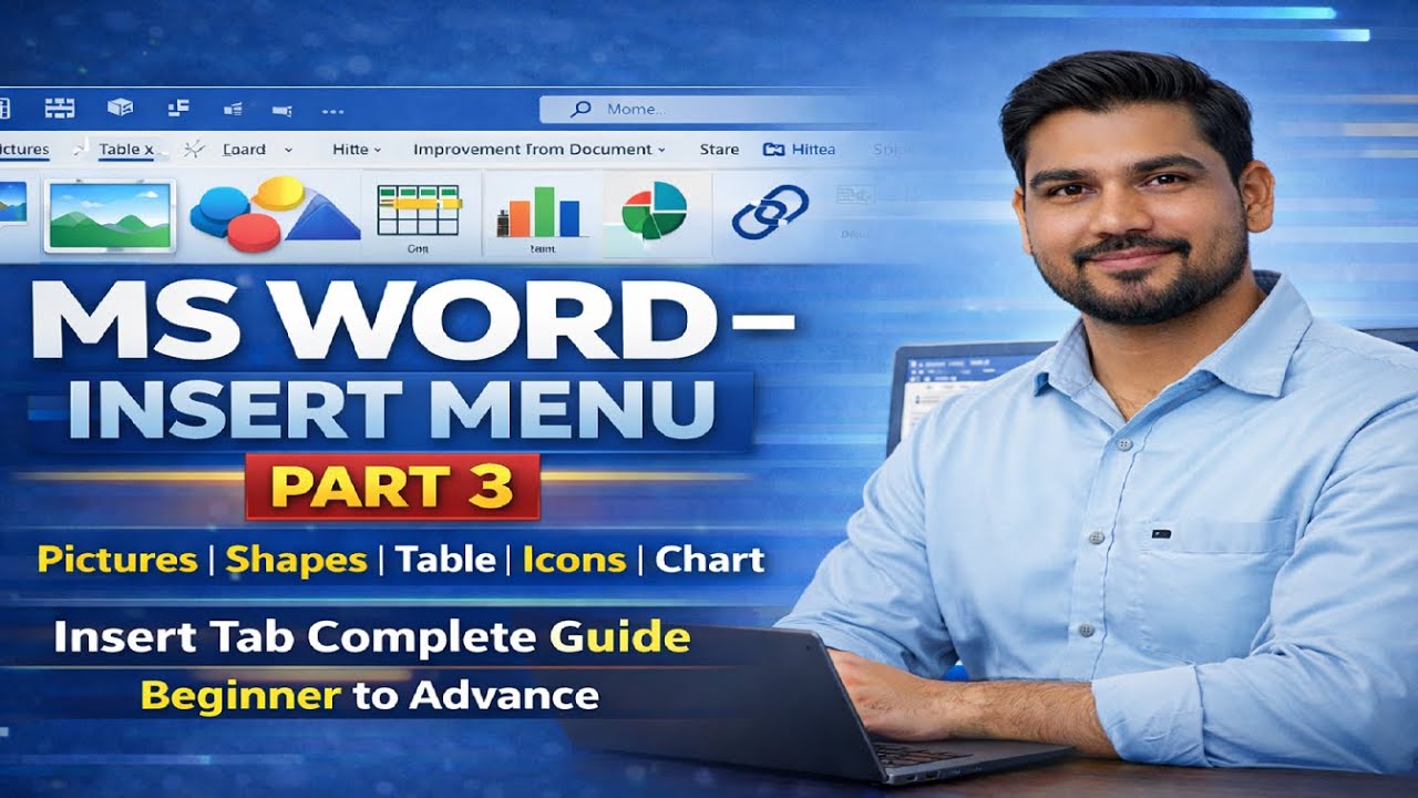 MS Word Insert Tab Mastery | Complete Insert Menu Tutorial | Part 3