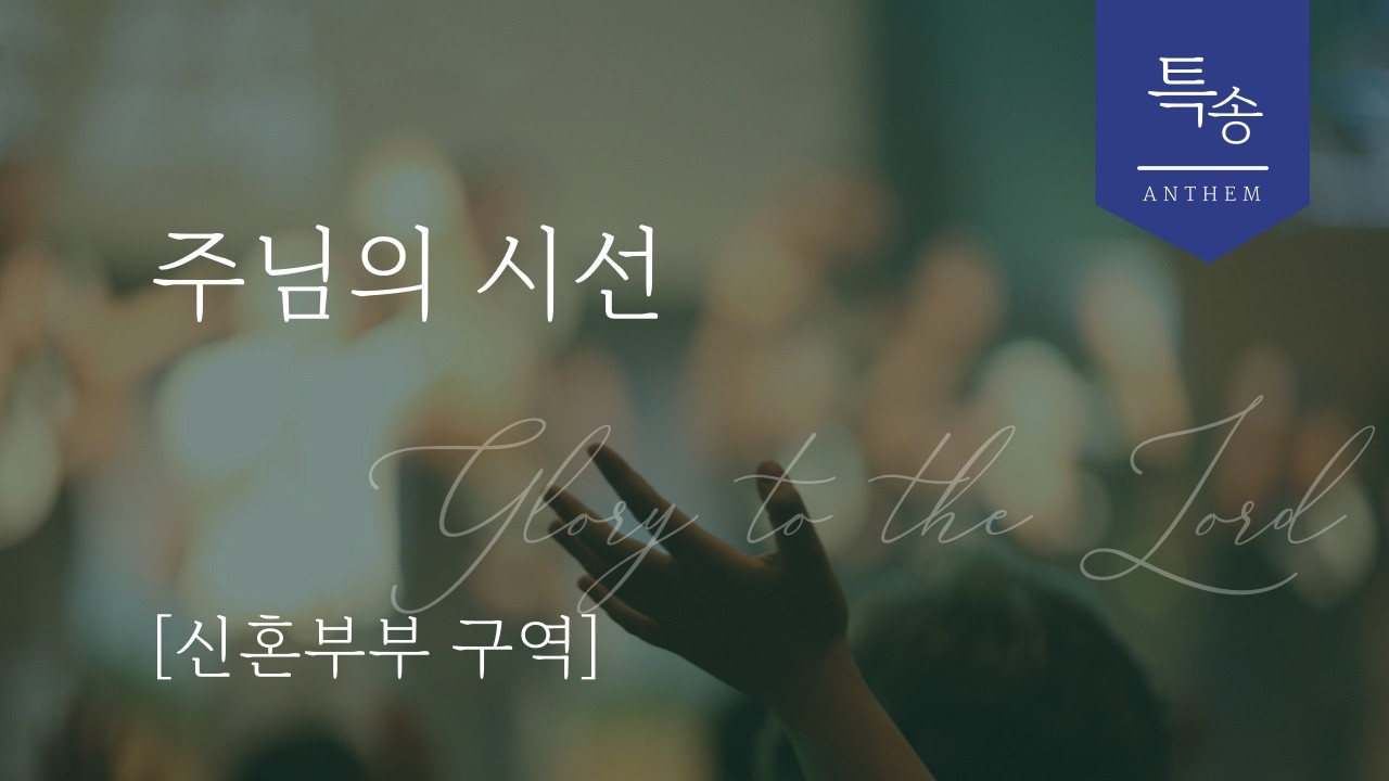신혼부부 구역｜주님의 시선｜평강교회｜봄 특별부흥회｜주후 2026년 2월 24일