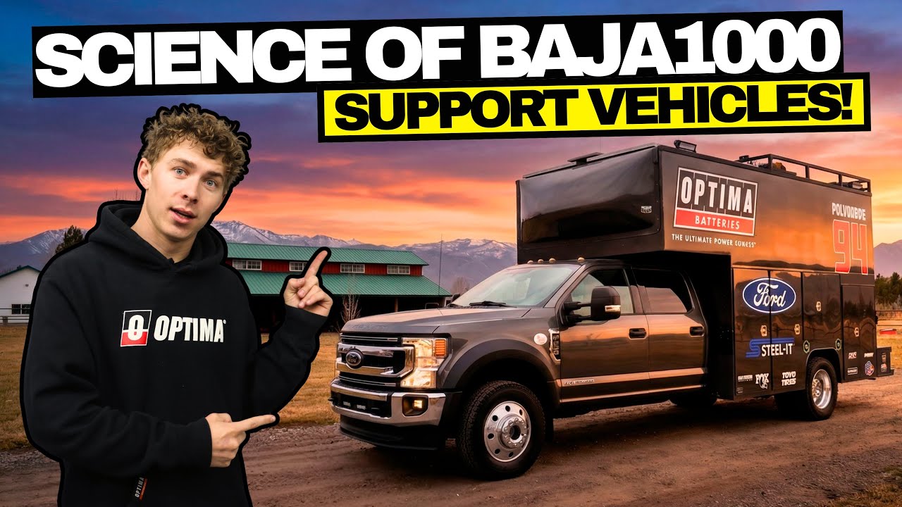 The SCIENCE behind BAJA 1000 support vehicles!