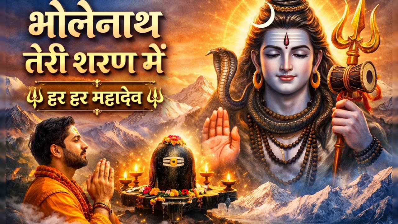 शिव जी का प्यारा भजन | भोलेनाथ तेरी शरण में | Shiv Bhakti Song🙏🚩🔱