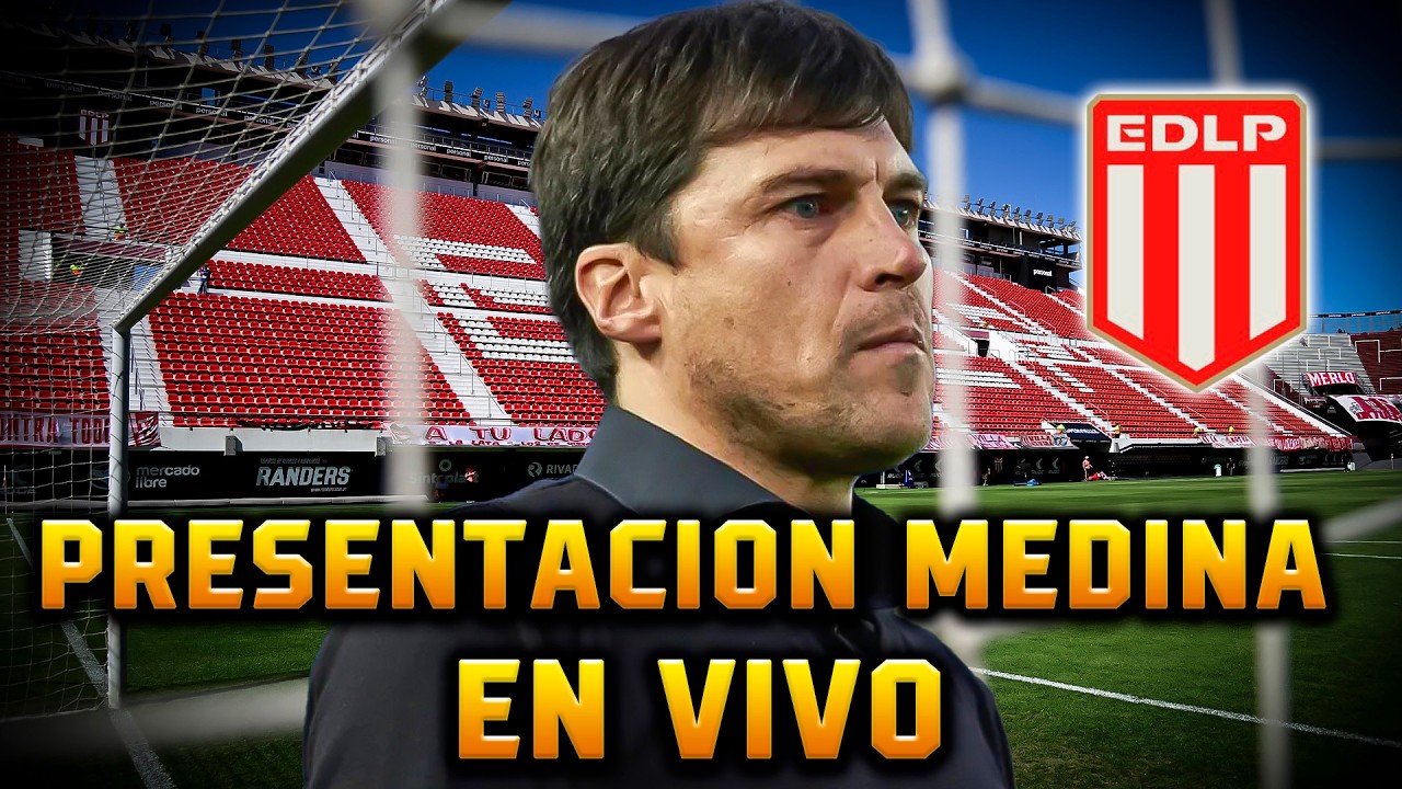 #ESTUDIANTES PRESENTACION MEDINA DT EN VIVO DESDE CITY BELL
