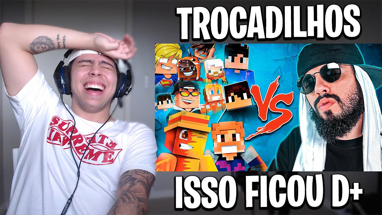 REACT Creative Squad (11 Youtubers) Vs. Mussoumano - Super Batalha de Youtubers