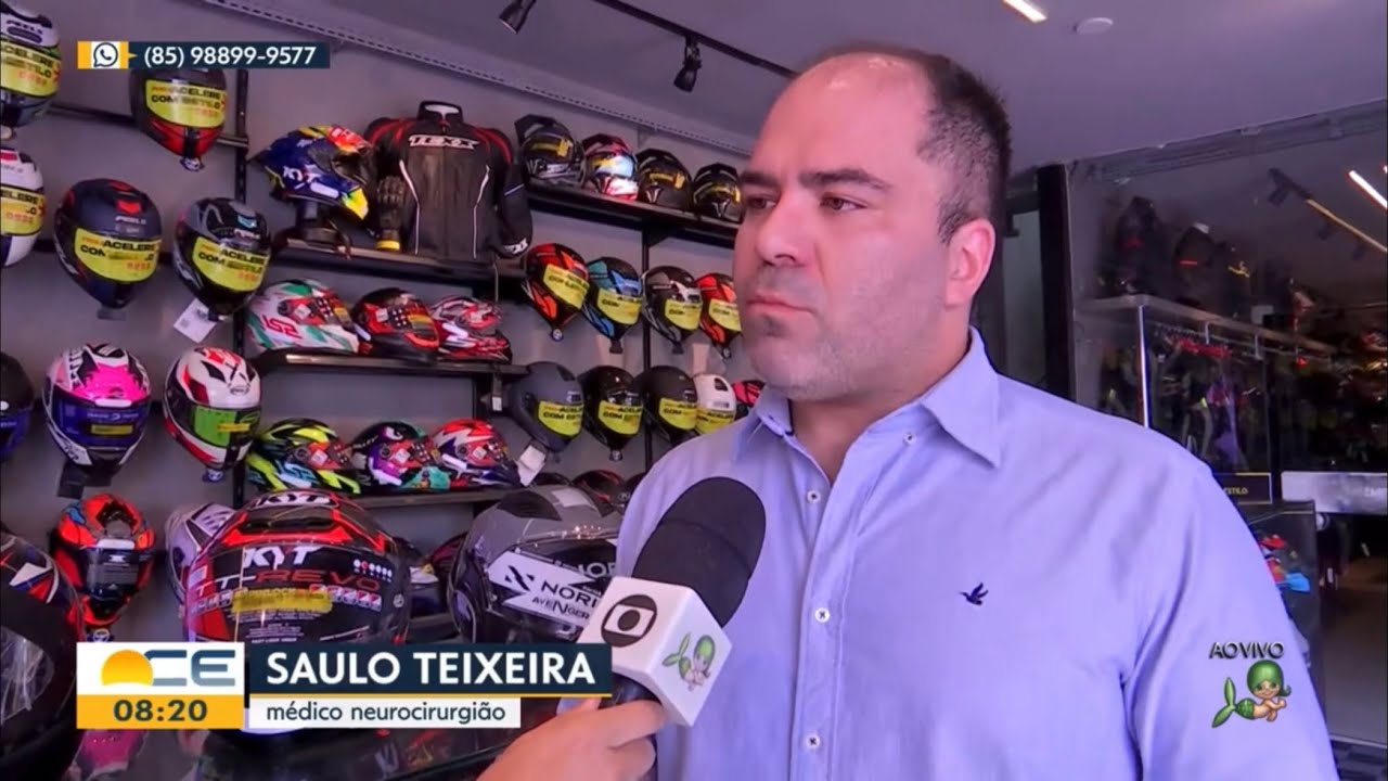 A importância do capacete para o cérebro - Dr. Saulo Teixeira (TV Verdes Mares / Globo)