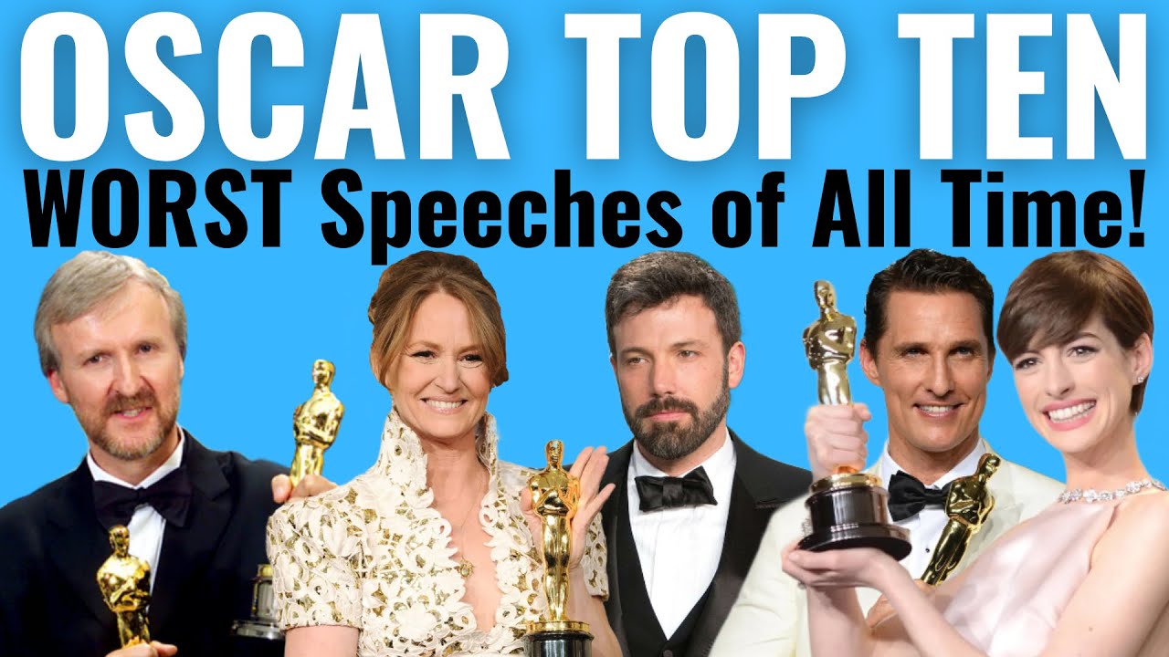 Top 10 WORST Oscar Speeches of ALL TIME