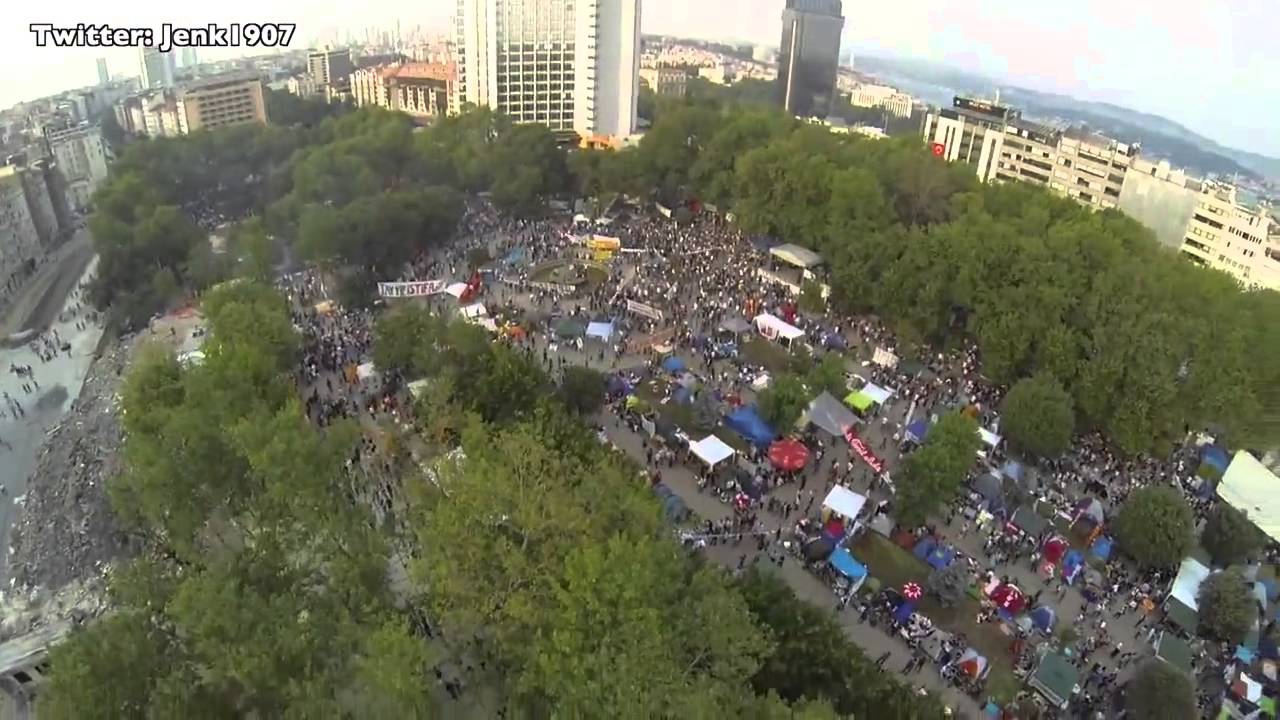 Taksim Gezi Parkı - Havadan Özel Çekimler 3