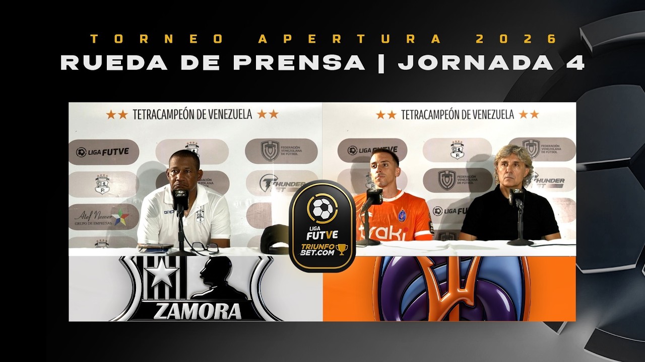 Rueda de prensa pospartido | Zamora - La Guaira | Liga FUTVE Triunfobet