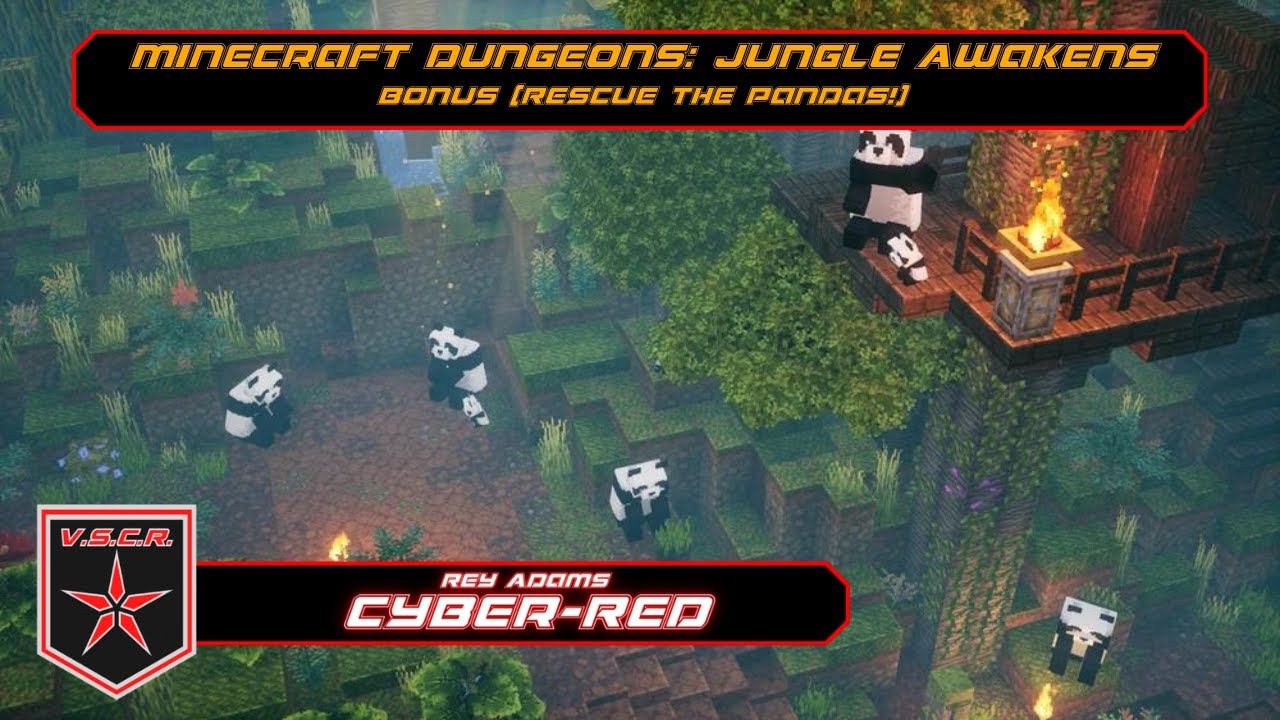 Rescue the Pandas! (Minecraft Dungeons Jungle Awakens Bonus)