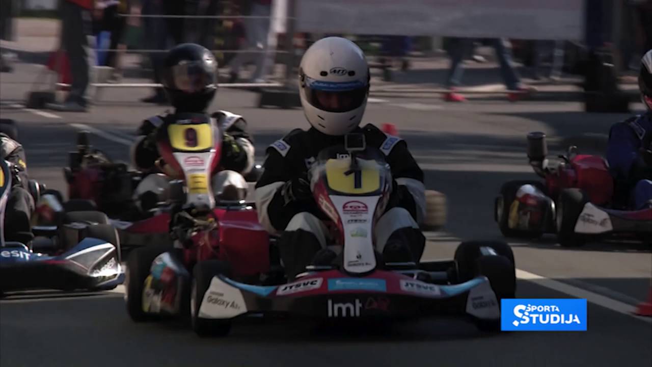 Pro kart kartinga sacensības Jelgavas ielās