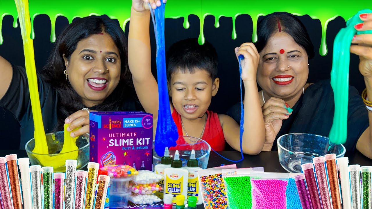 Slime Challenge🤣 | Funny Family Challenge