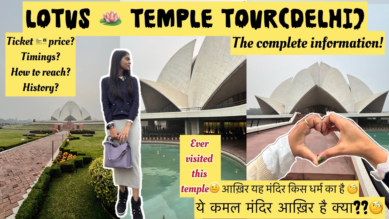 That🧐Unique Mandir of India | The complete tour guide with all info | What&rsquo;s inside lotus temple😵&zwj;💫