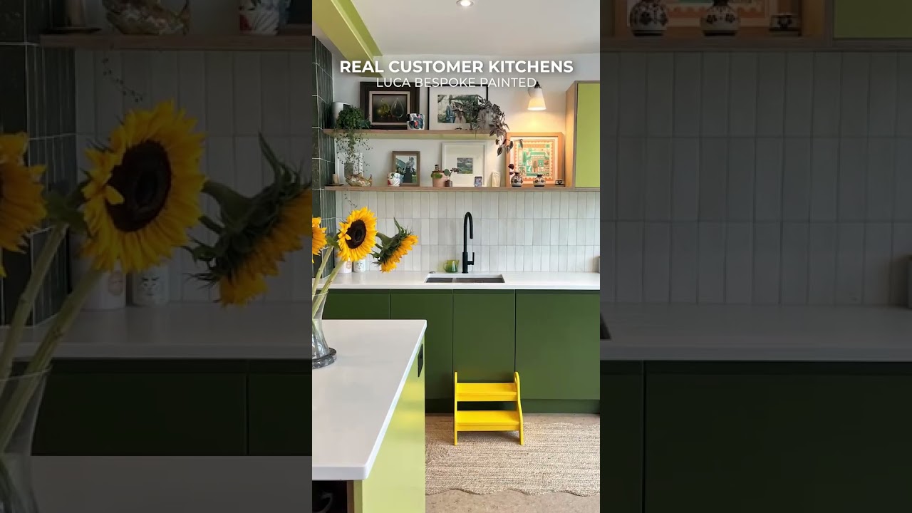 Luca Bespoke Painted Handleless Kitchen - 4241 - DIY Kitchens