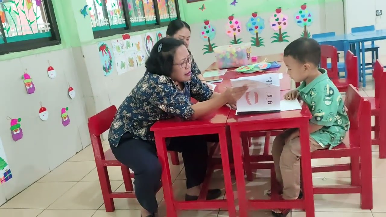 Momen wawancara waktu Gabe daftar sekolah di TK Mardiwaluya,