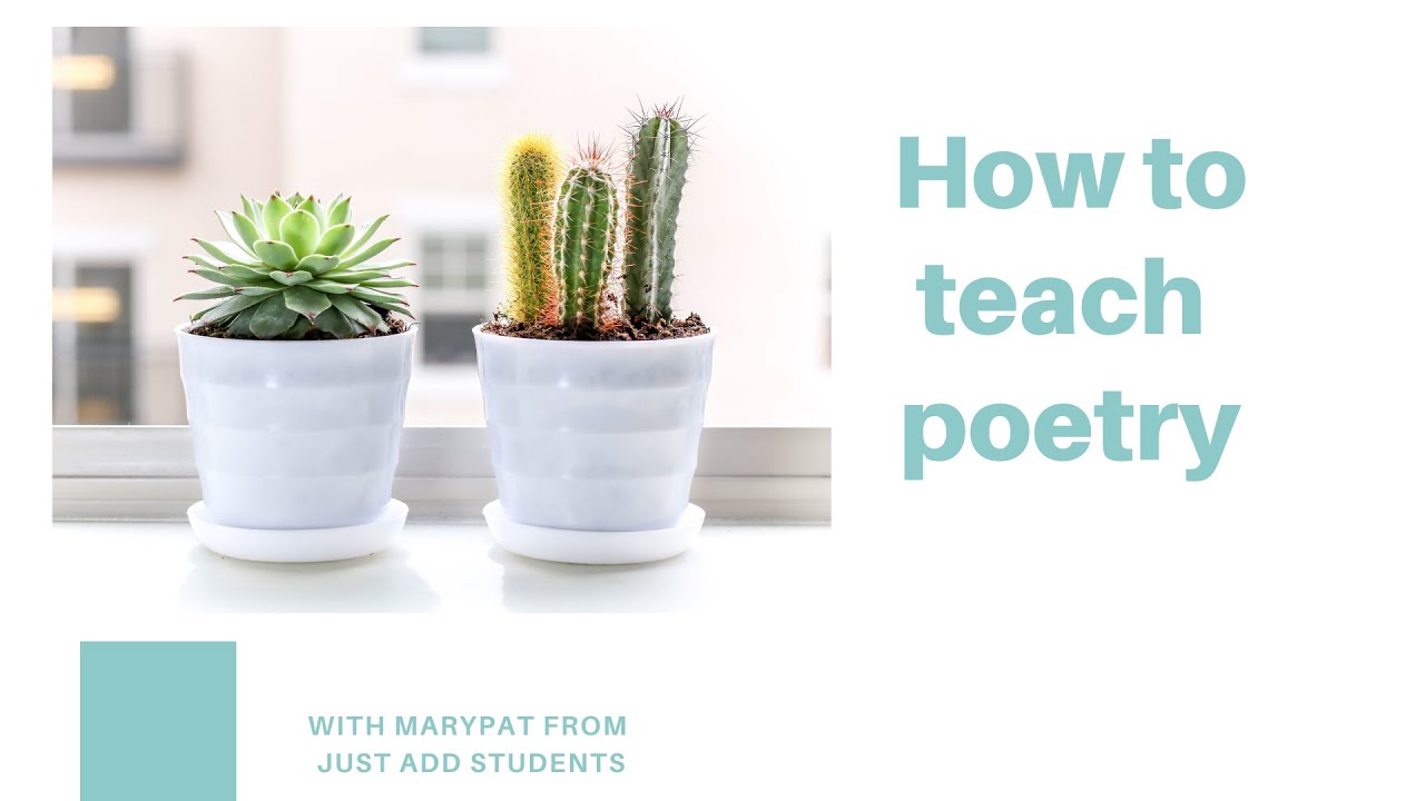 How to teach poetry