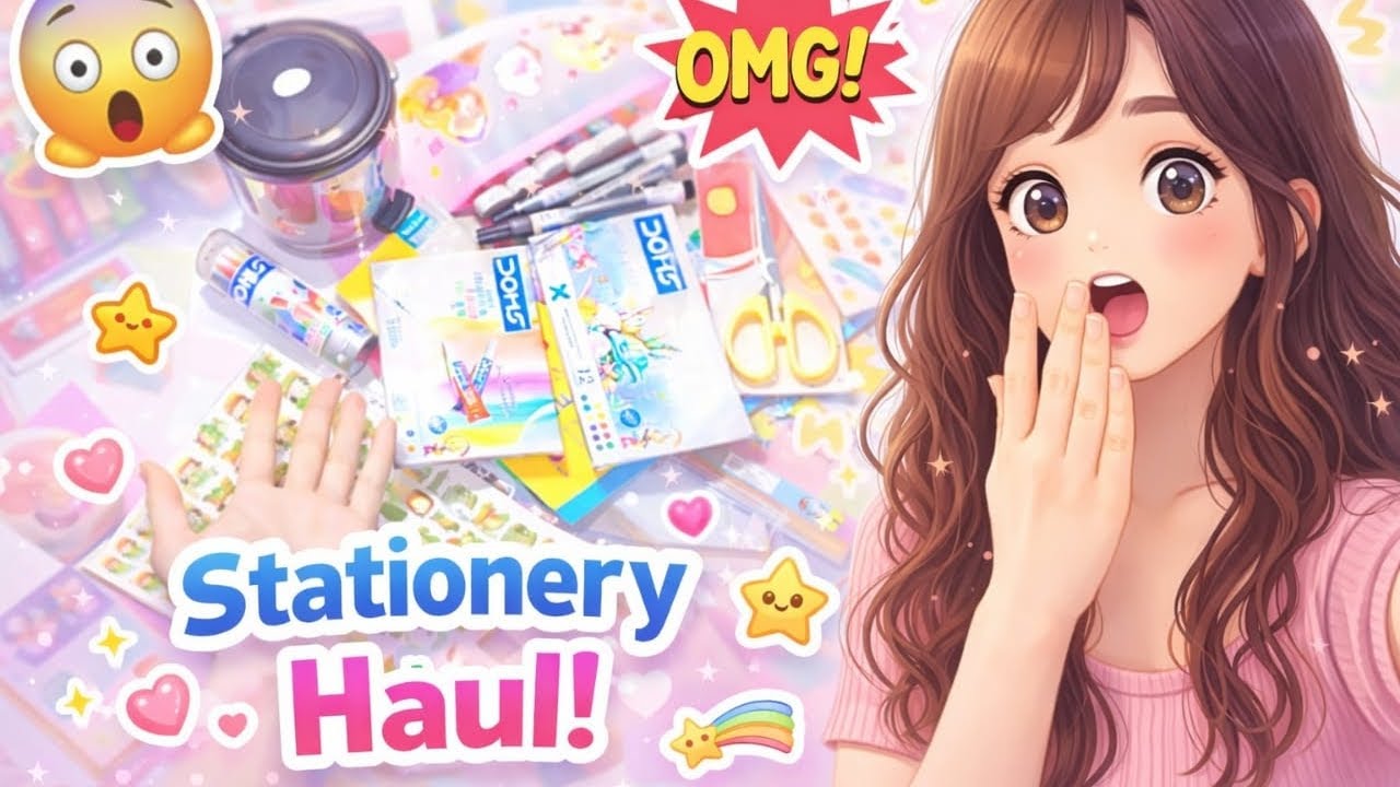 Unboxing stationary haul 😱|jo ki ek crafter ke pass hona hi chahiye 🥳|cutepiealice.. 😍