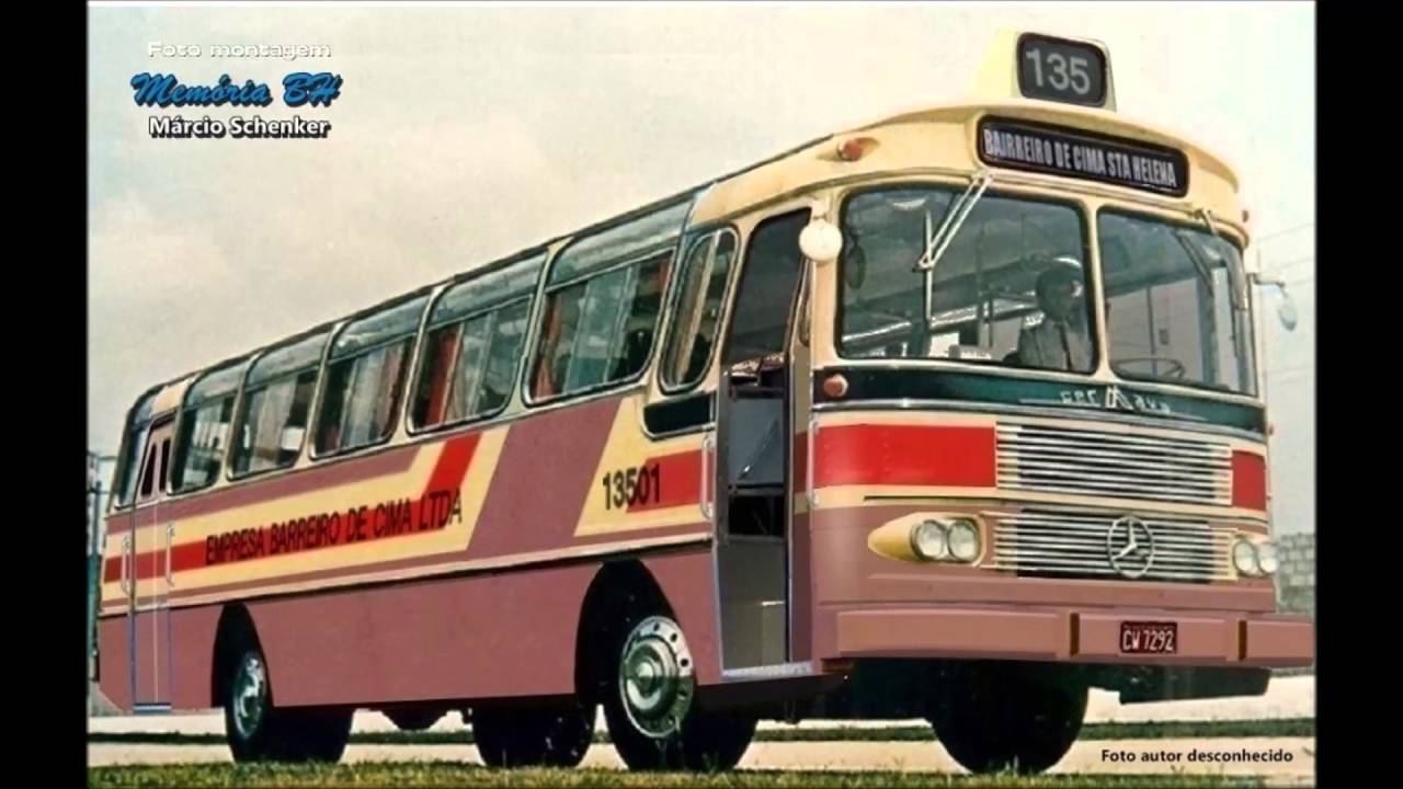 ÔNIBUS ANTIGOS NOS ANOS 70 E 80