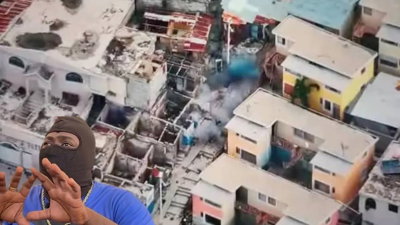 Veye anwo,veye anba!Drone anvayi nèg yo,se ravay ki fèt nan Matisan ak Vilaj de Dieu, gason tonbe