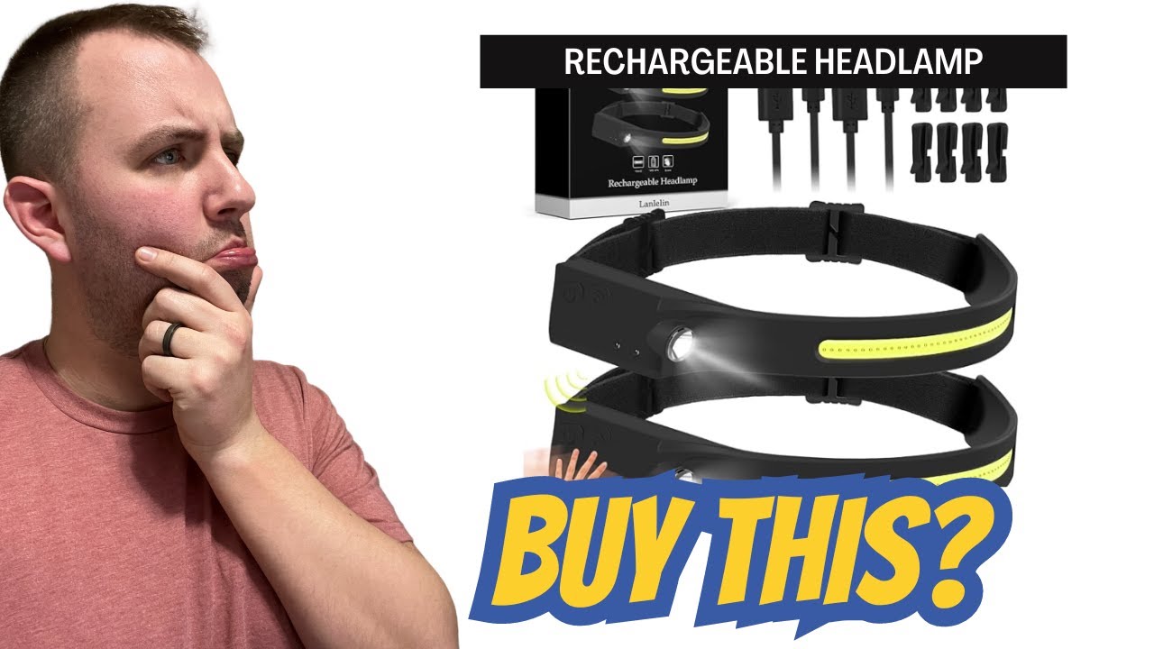 Rechargeable Headlamp on Amazon Review & Demo | Amazon best rechargeable headlamp