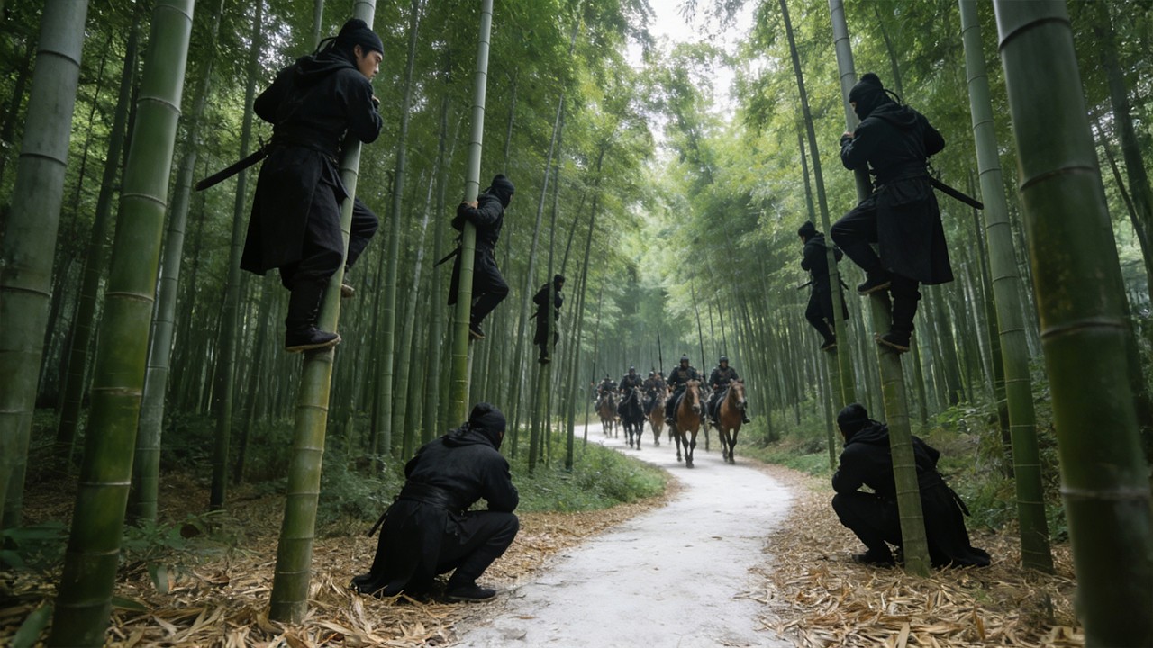 100刺客伏擊馬隊，殊不知馬夫竟是功夫高手，秒殺眾人！#kungfu #功夫