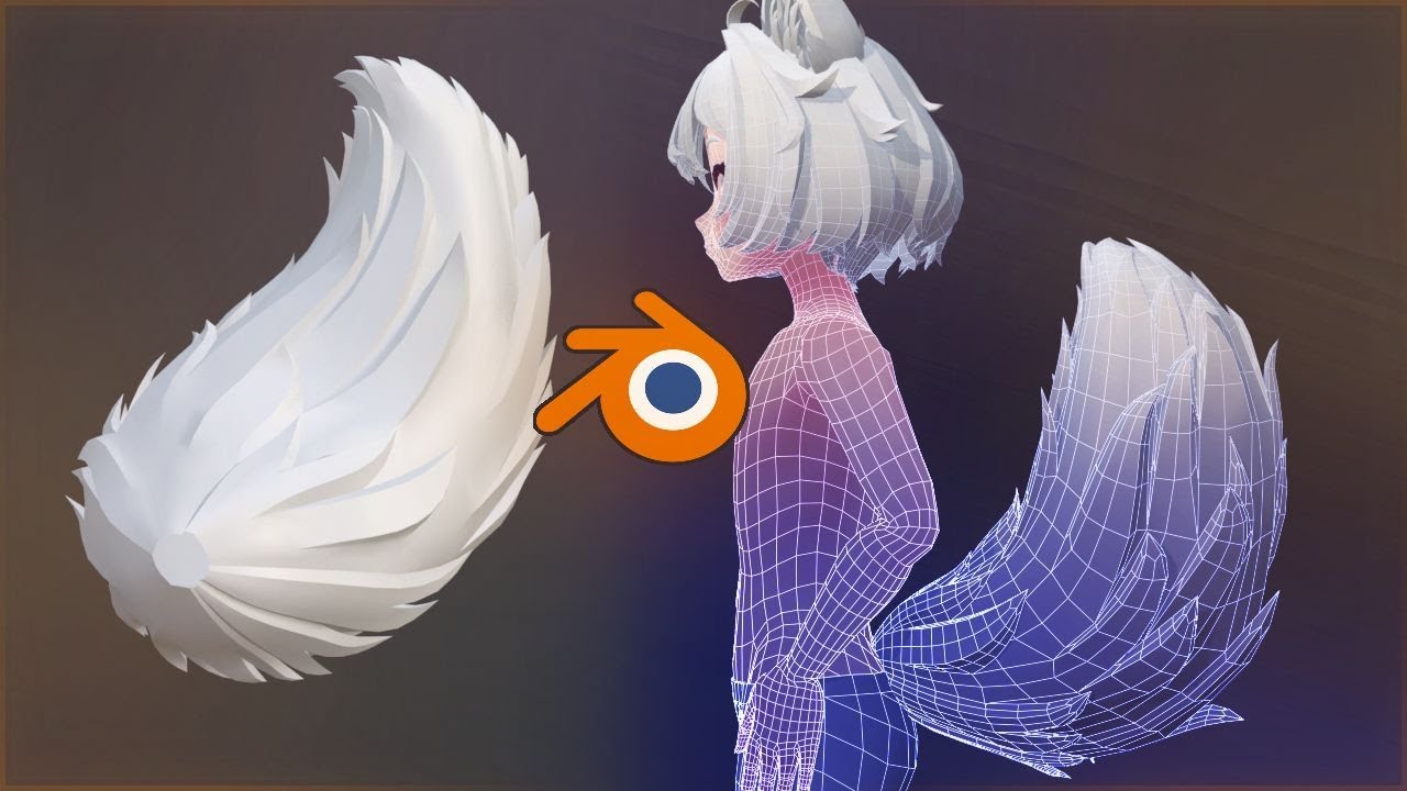 Blender Tail Timelapse SheenoBoo Model