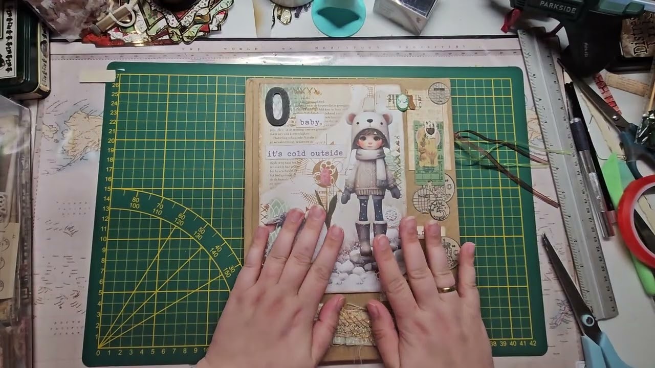 eerste 2 pagina's maken in mijn nieuwe gekregenpost album