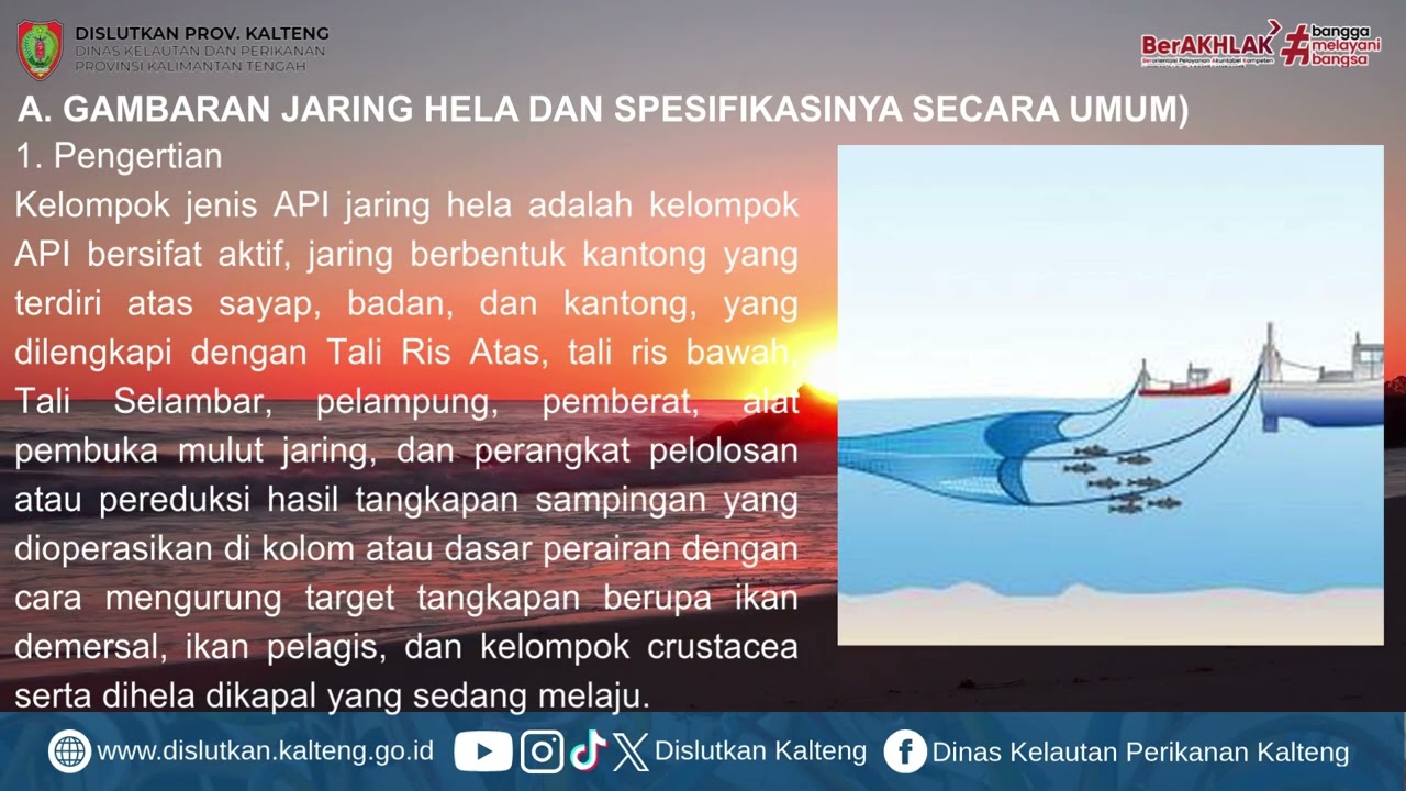 Alat Penangkapan Ikan Jaring Tarik