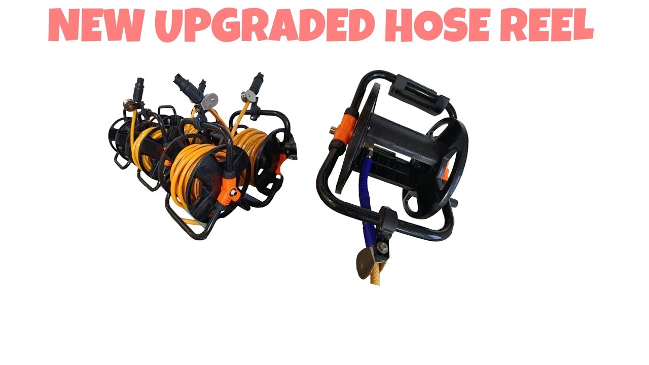 Upgraded pressurize car wash hose reel