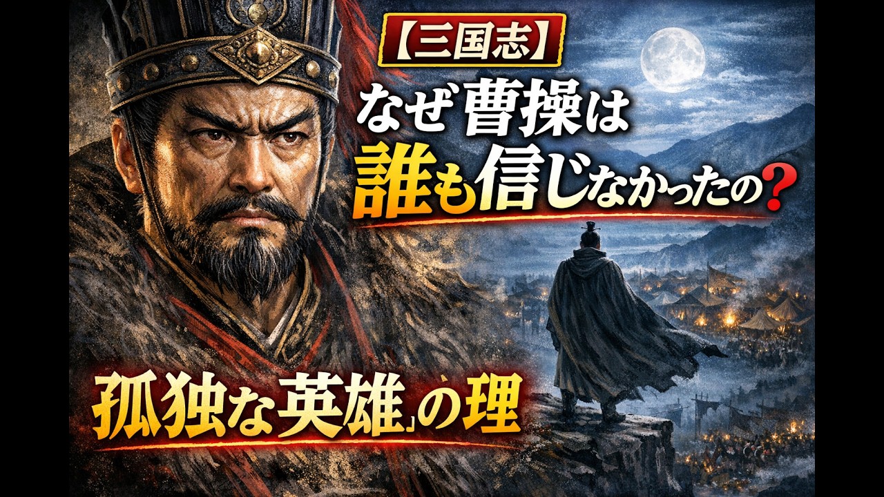 【三国志】なぜ曹操は誰も信じなかったのか｜孤独な英雄の心理