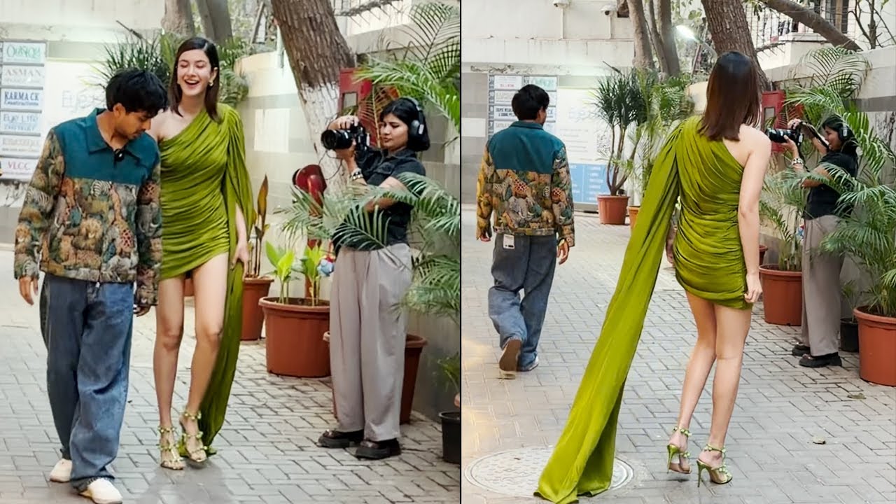 Shanaya Kapoor And Adarsh Gourav Spotted In The City For Promote Upcoming Film Tu Yaa Main