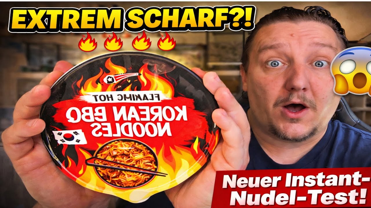 Korean BBQ Noodles TEST – halte ich das aus?🔥
