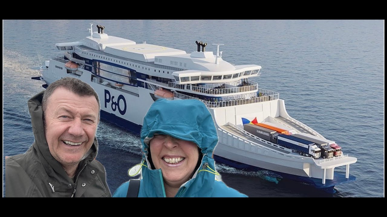 HORRENDOUS weather! 😱 BRAND NEW P&O HYBRID ferry Liberté. Europe 2024 Episode 1 - Le Crotoy