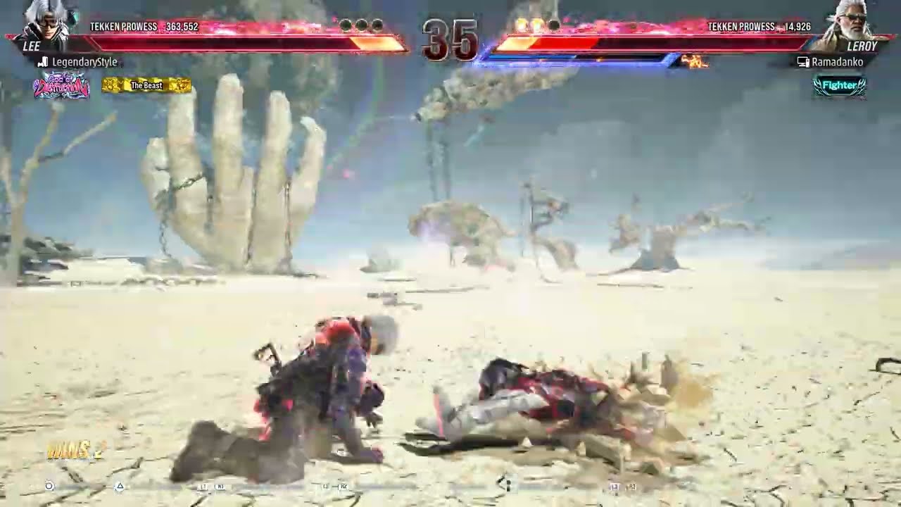 Tekken 8 Arab League Egypt Qualifiers - Ramadanko( Leroy Smith ) VS TheBlackTiger__ ( Lee ) 1