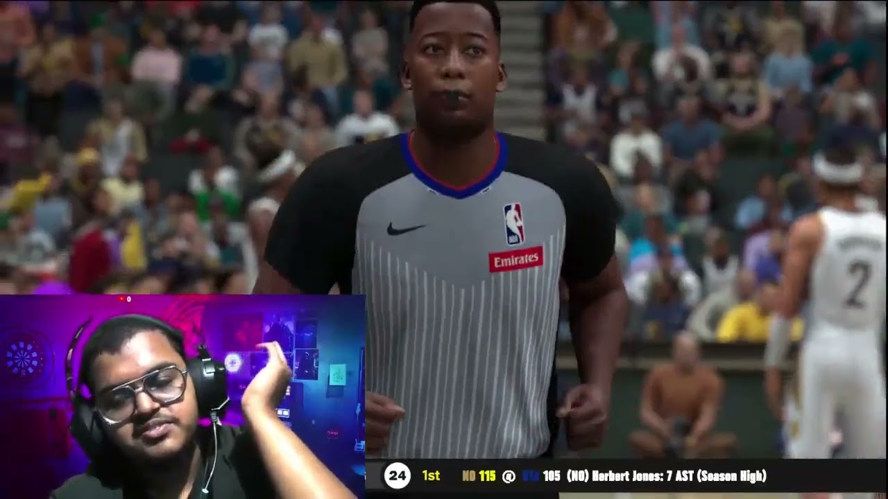 Multiplayer Match with Friends but I Can Only Use One Hand 😭🏀 | Cinematic Gameplay