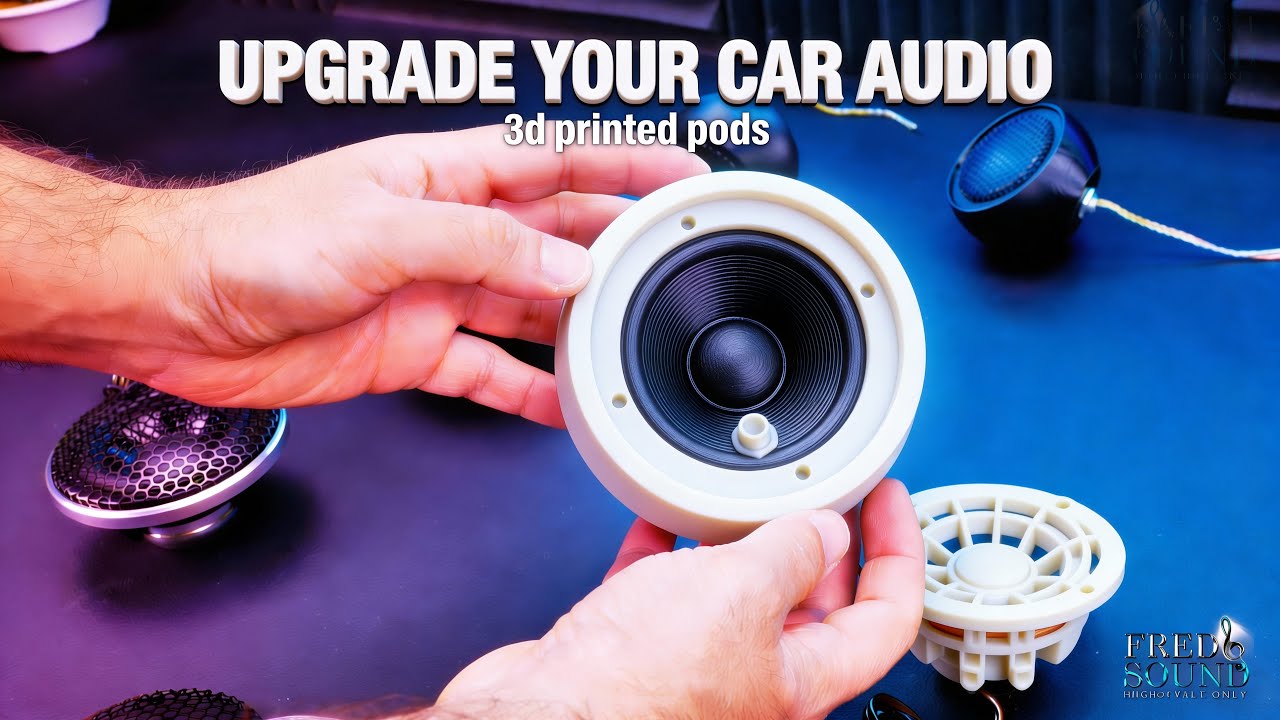 3D Printed Speaker Pods – Custom Audio Housing That Actually Sounds Amazing