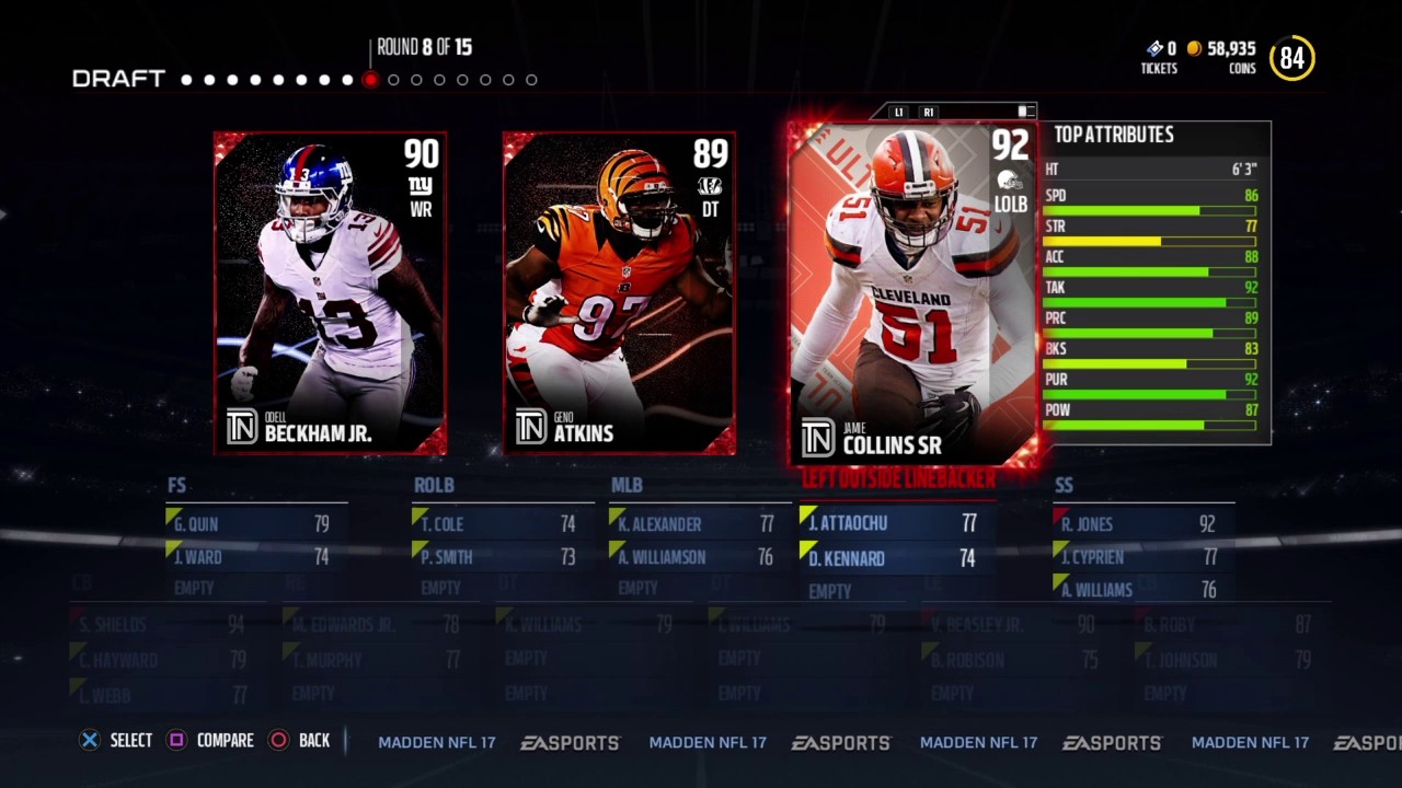 MADDEN DRAFT CHAMPIONS 88 OVERALL!!