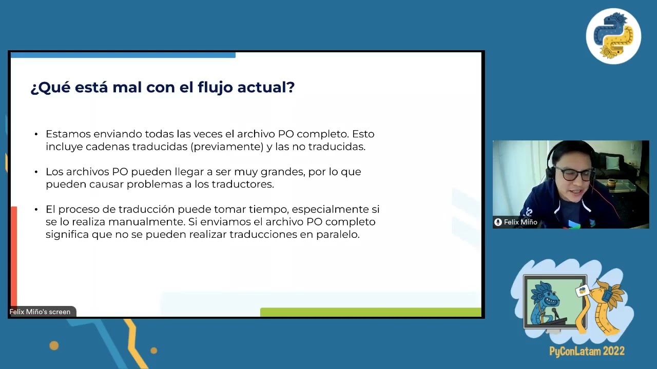 PyLatam 2022: Mejorando la gestión de i18n en Django