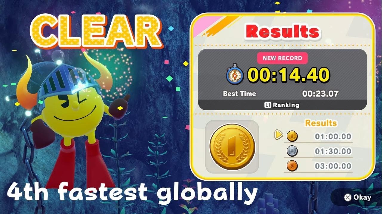PAC-MAN WORLD 2 Re-PAC Scuba Duba speedrun 00:14.40 