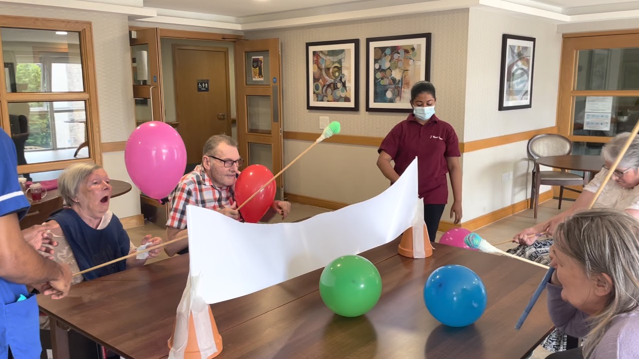 Kendal Care Home introduces Balloon Tennis