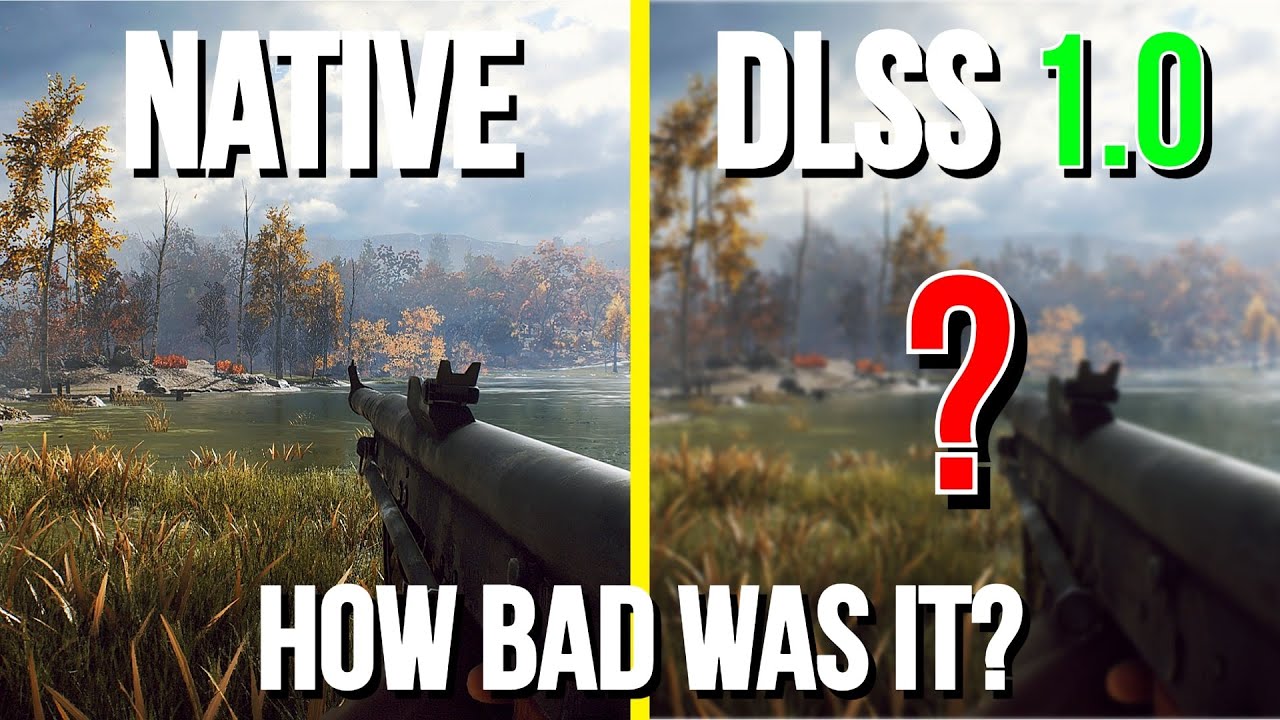 Just How Bad Was DLSS 1.0? | DLSS 1.0 vs Native TAA at 1440p & 4K! | RTX 4060 | Battlefield V