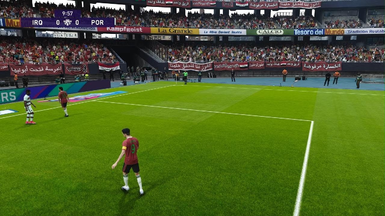 eFootball PES 2021 SEASON UPDATE Iraq vs portogal