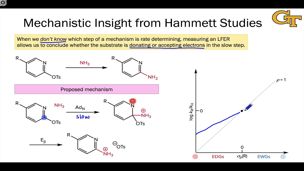 27.06 Mechanistic Insight from Hammett Studies