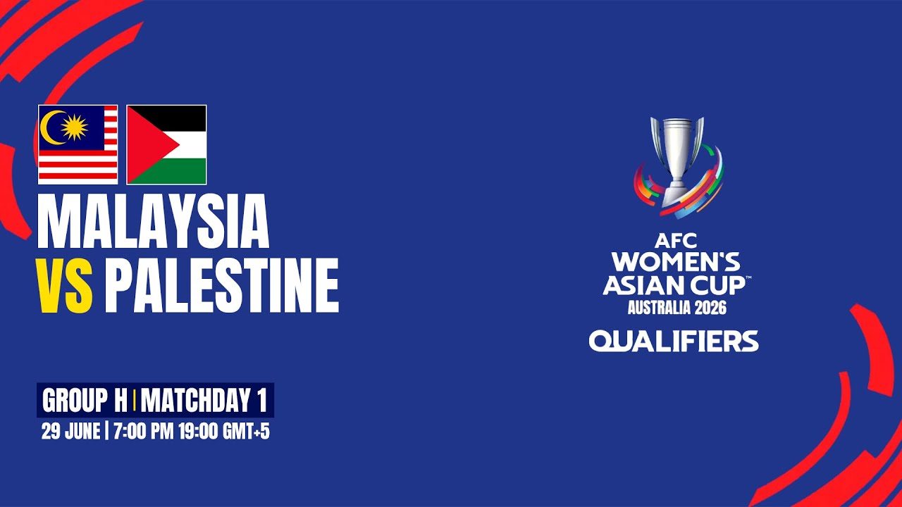 Malaysia - Palestine | Group H | MD1 | AFC Women's Asian Cup 2026 Qualifiers