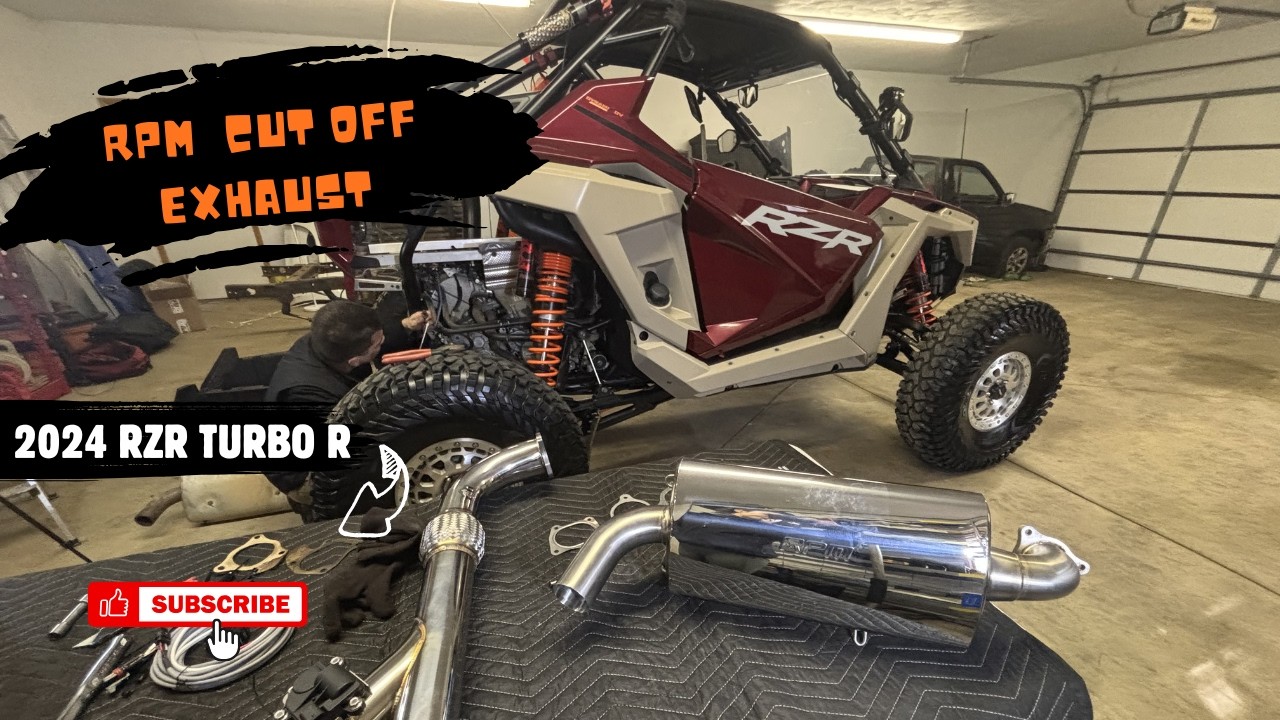 RPM Exhaust System Install on 2024 RZR Turbo R