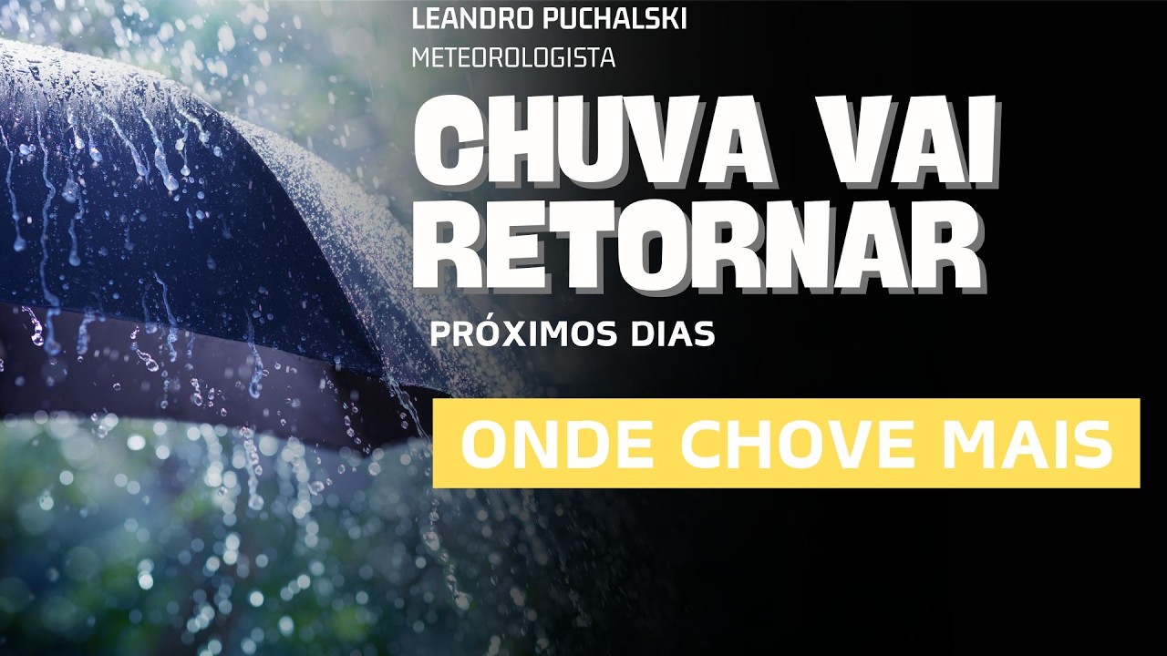 AOS POUCOS VAMOS TER O RETORNO DA CHUVA