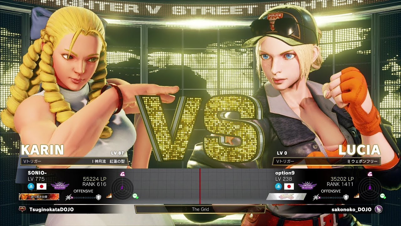 SONIO- (Karin) vs sako (Lucia)：SONIO-（かりん）vs sako（ルシア）