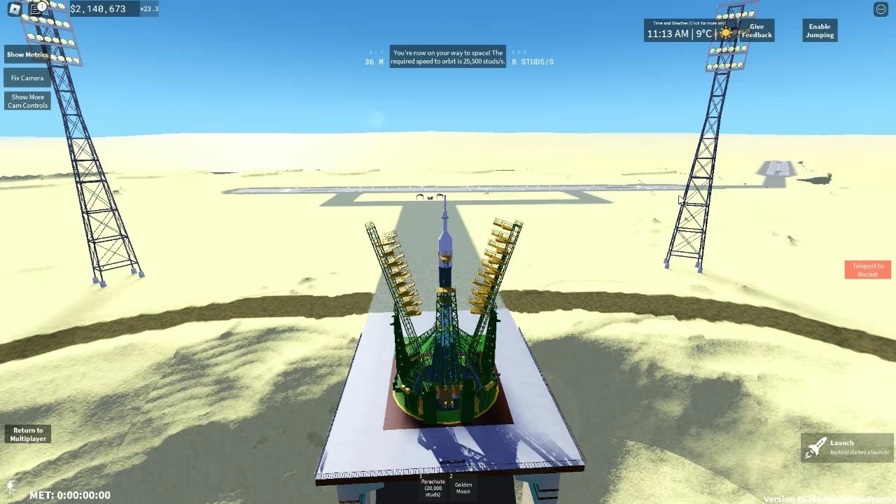 All Rockets Showcase - Roblox Space Sailors